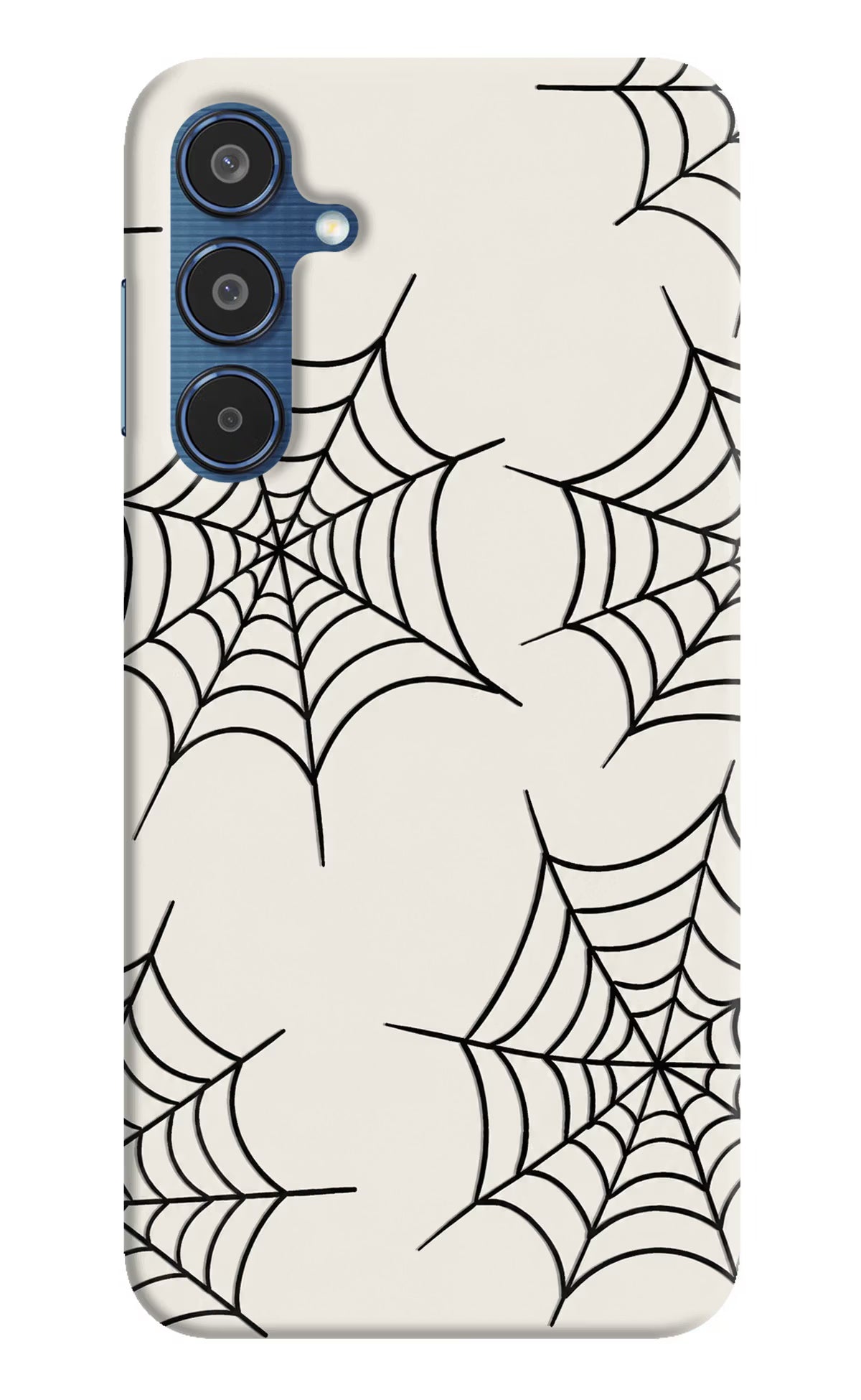 Spider Web Samsung M35 5G Hard Case Back Cover by Casekaro