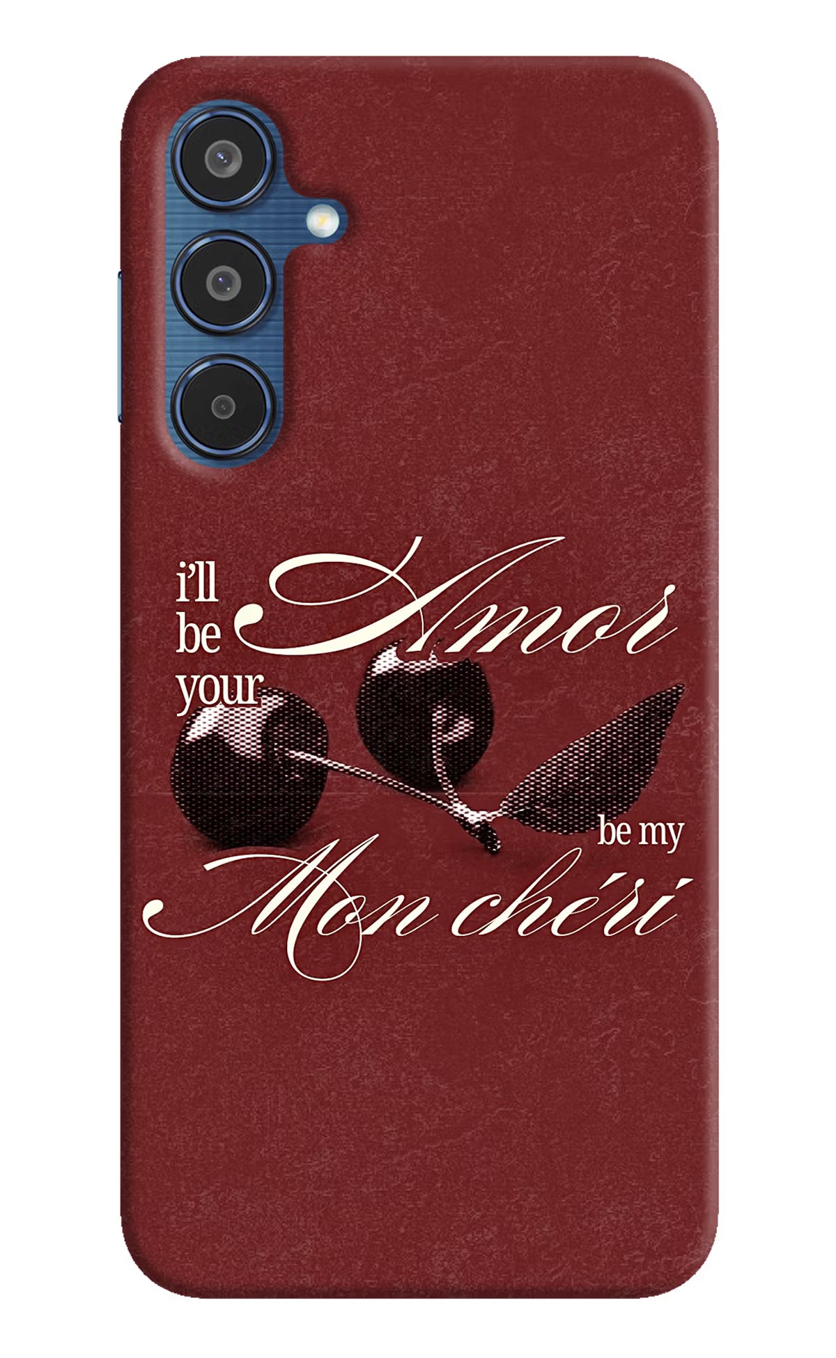 Velvet Cherry Samsung M35 5G Back Cover