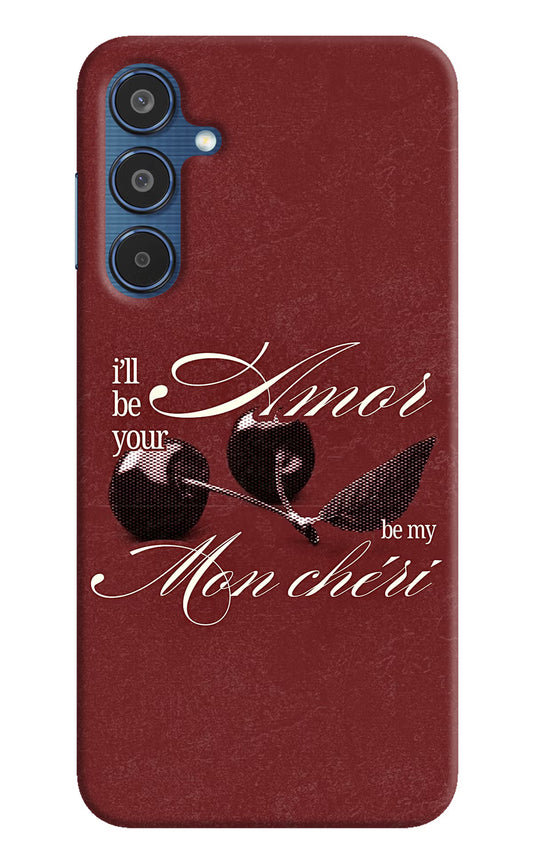 Velvet Cherry Samsung M35 5G Back Cover
