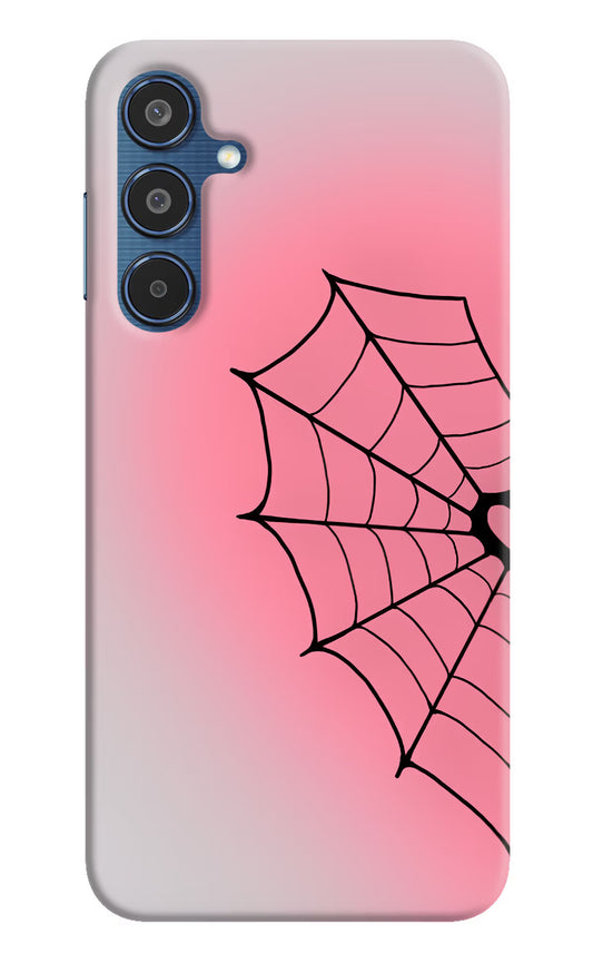 Pink Web Samsung M35 5G Hard Case Back Cover by Casekaro