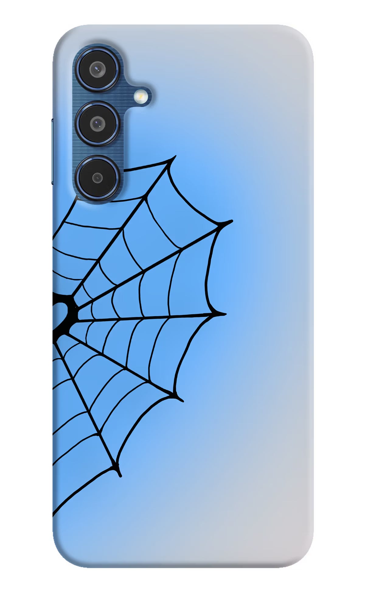 Blue Web Samsung M35 5G Back Cover