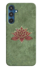 Lotus Grace Samsung M35 5G Hard Case Back Cover by Casekaro