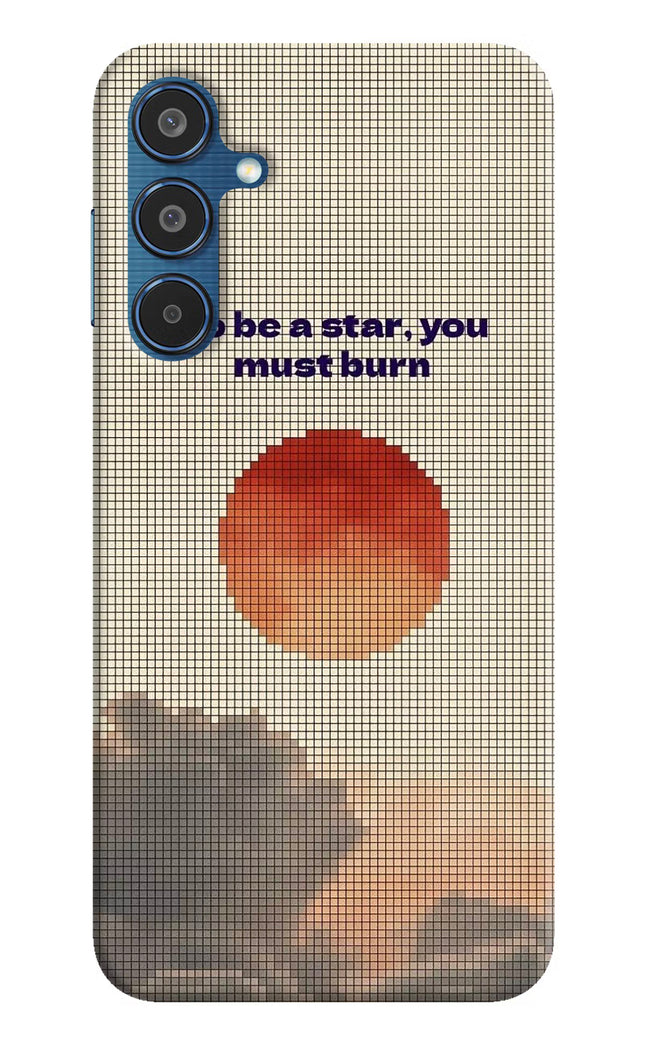 Pixel Sun Samsung M35 5G Hard Case Back Cover by Casekaro