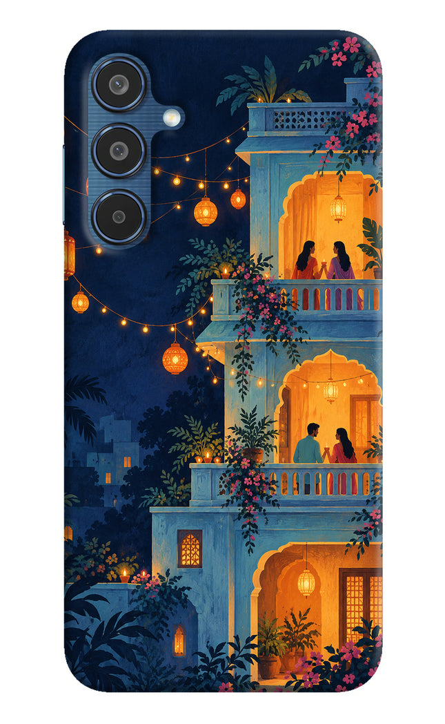 Balcony Glow Samsung M35 5G Hard Case Back Cover by Casekaro