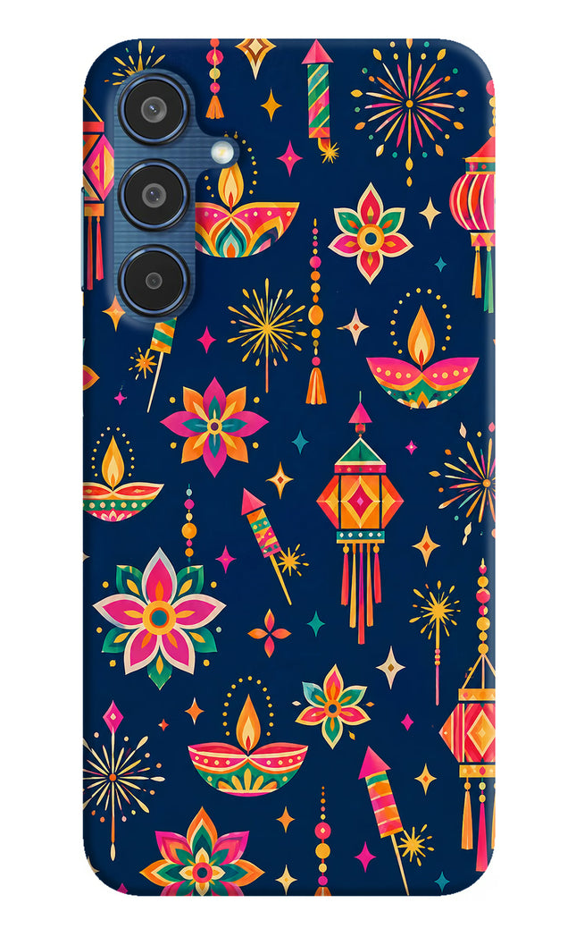 Festive Pop Samsung M35 5G Hard Case Back Cover by Casekaro