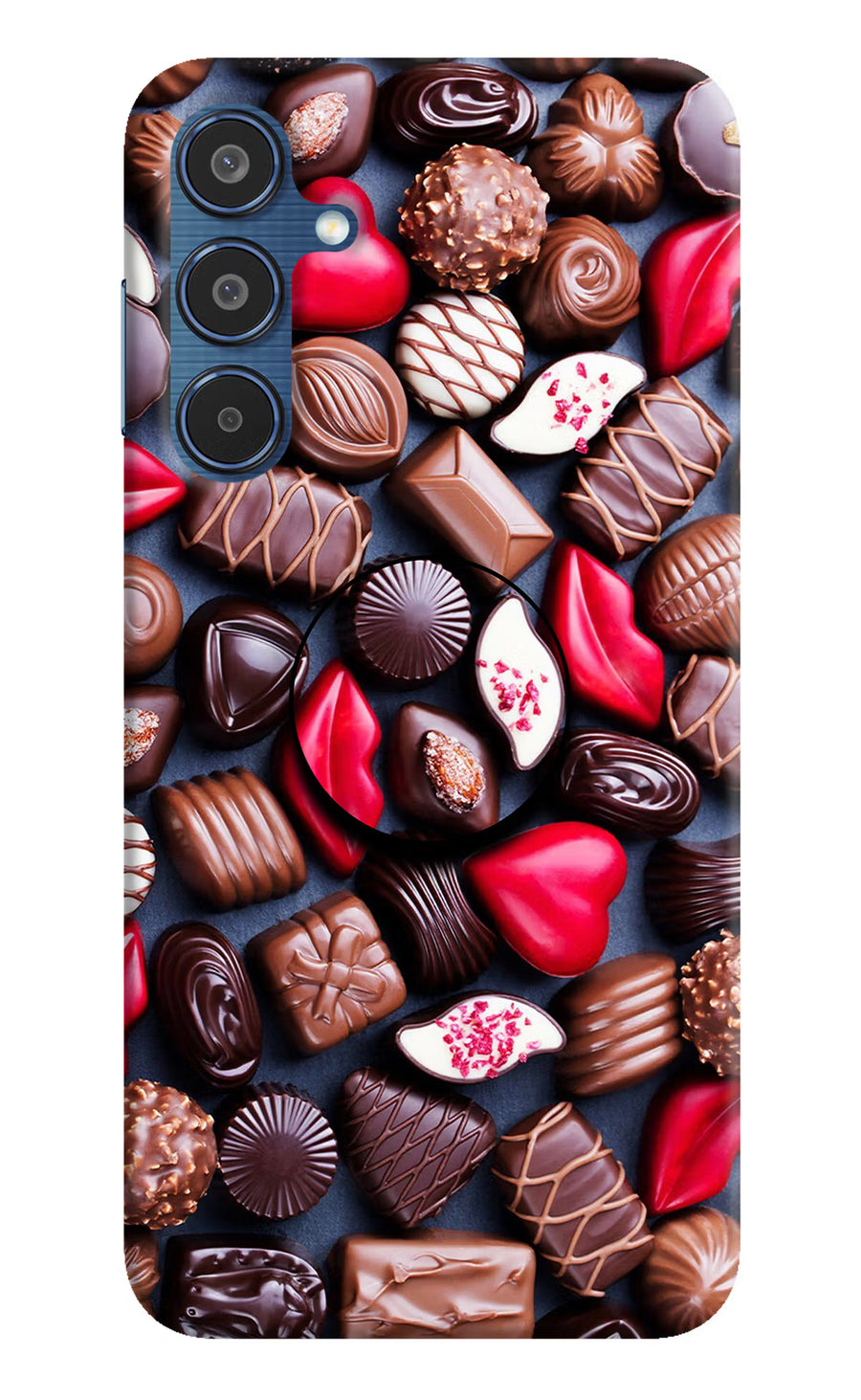 Chocolates Samsung M35 5G Pop Case, Hard case