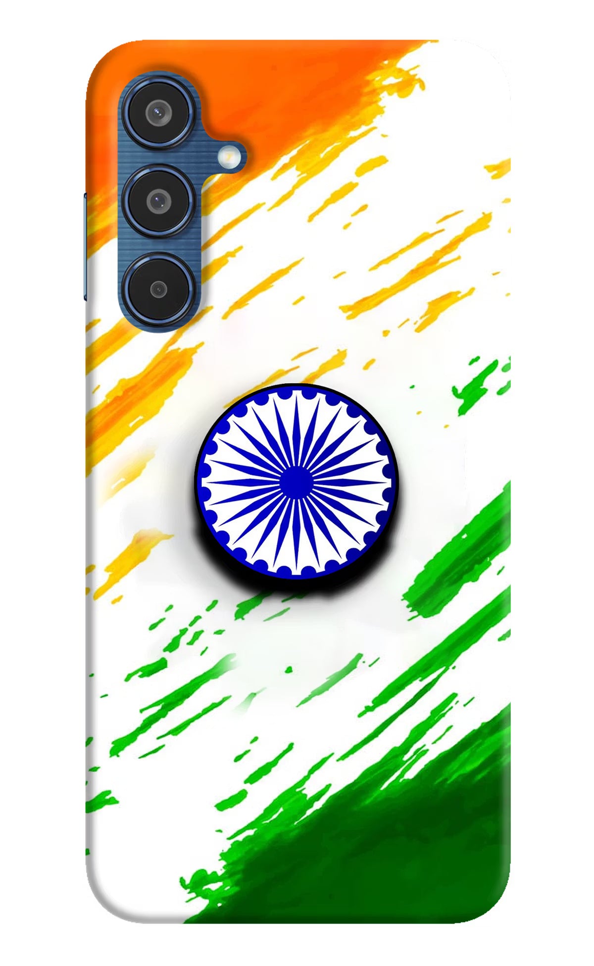 Indian Flag Ashoka Chakra Samsung M35 5G Pop Case by Casekaro