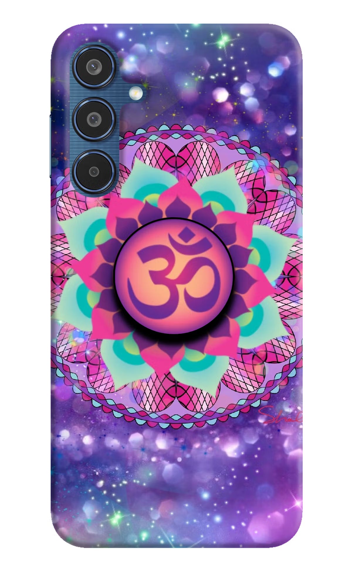 Om Purple Samsung M35 5G Pop Case by Casekaro