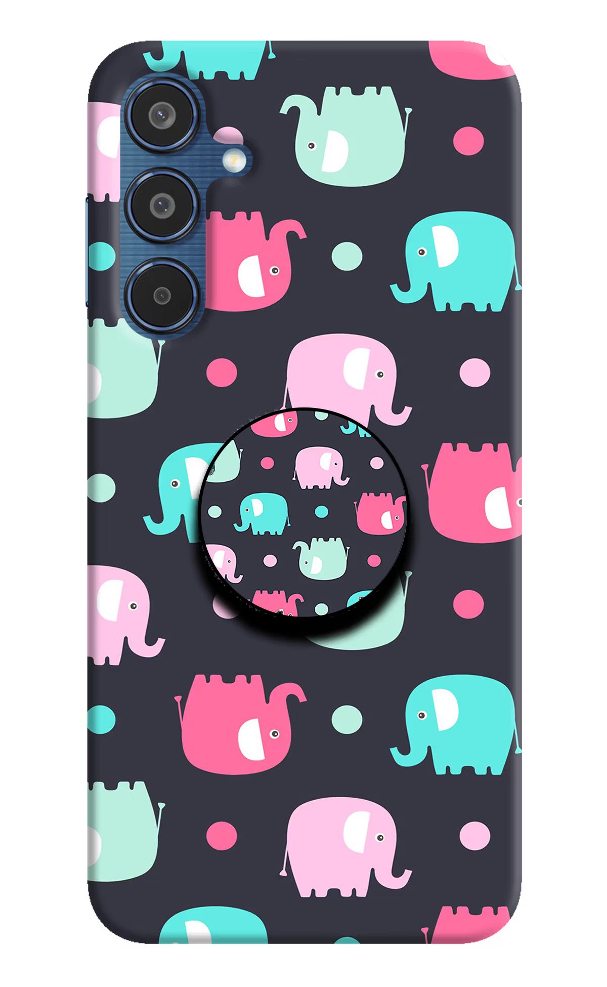 Baby Elephants Samsung M35 5G Pop Case by Casekaro