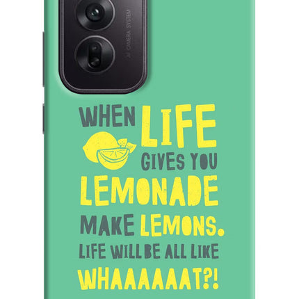 Quote Oppo Reno12 5G Hard Case Back Cover by Casekaro