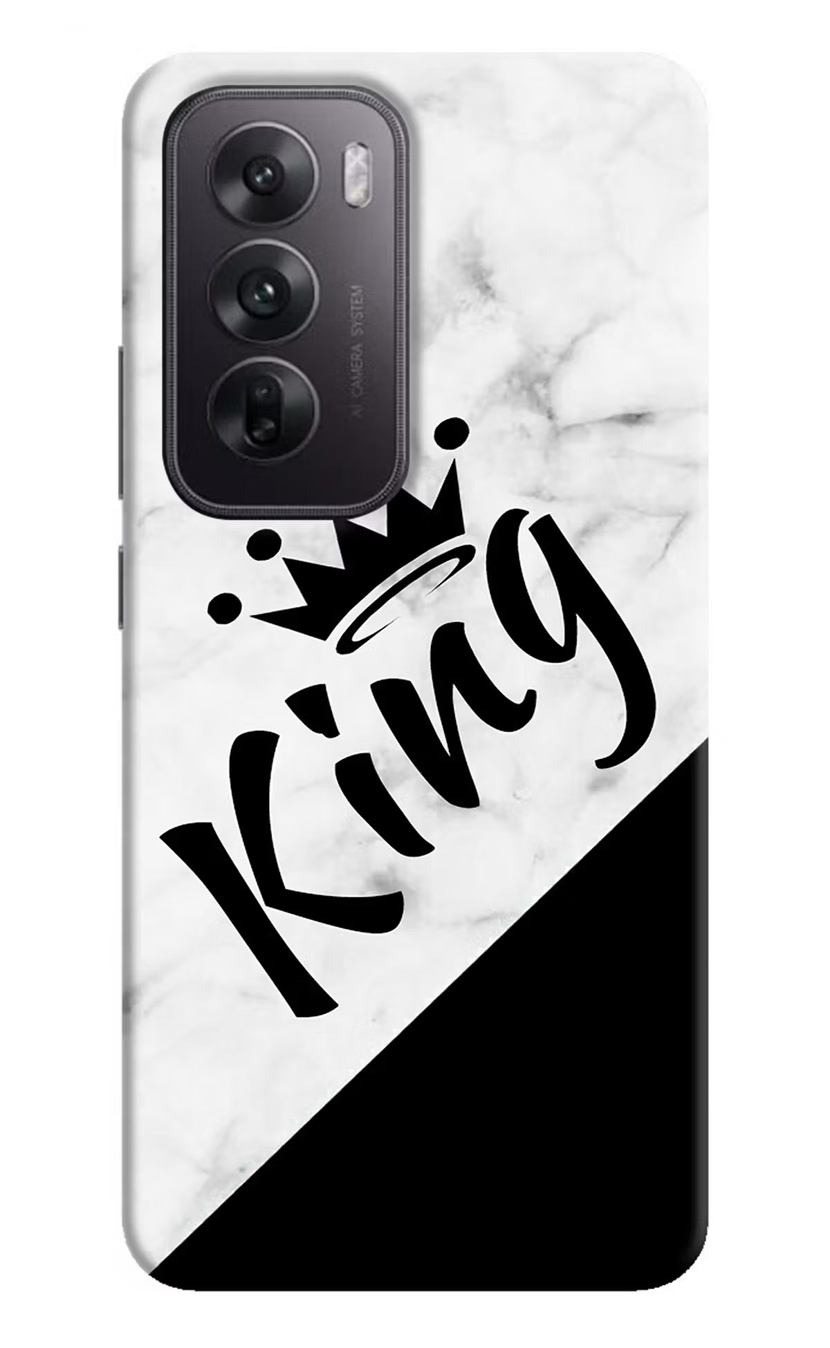 King Oppo Reno12 5G Hard Case Back Cover by Casekaro