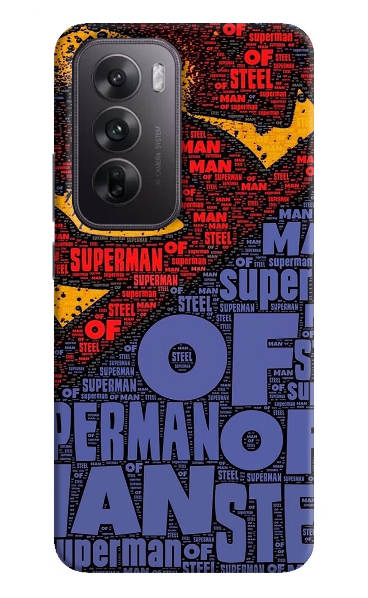 Superman Oppo Reno12 5G Hard Case Back Cover by Casekaro