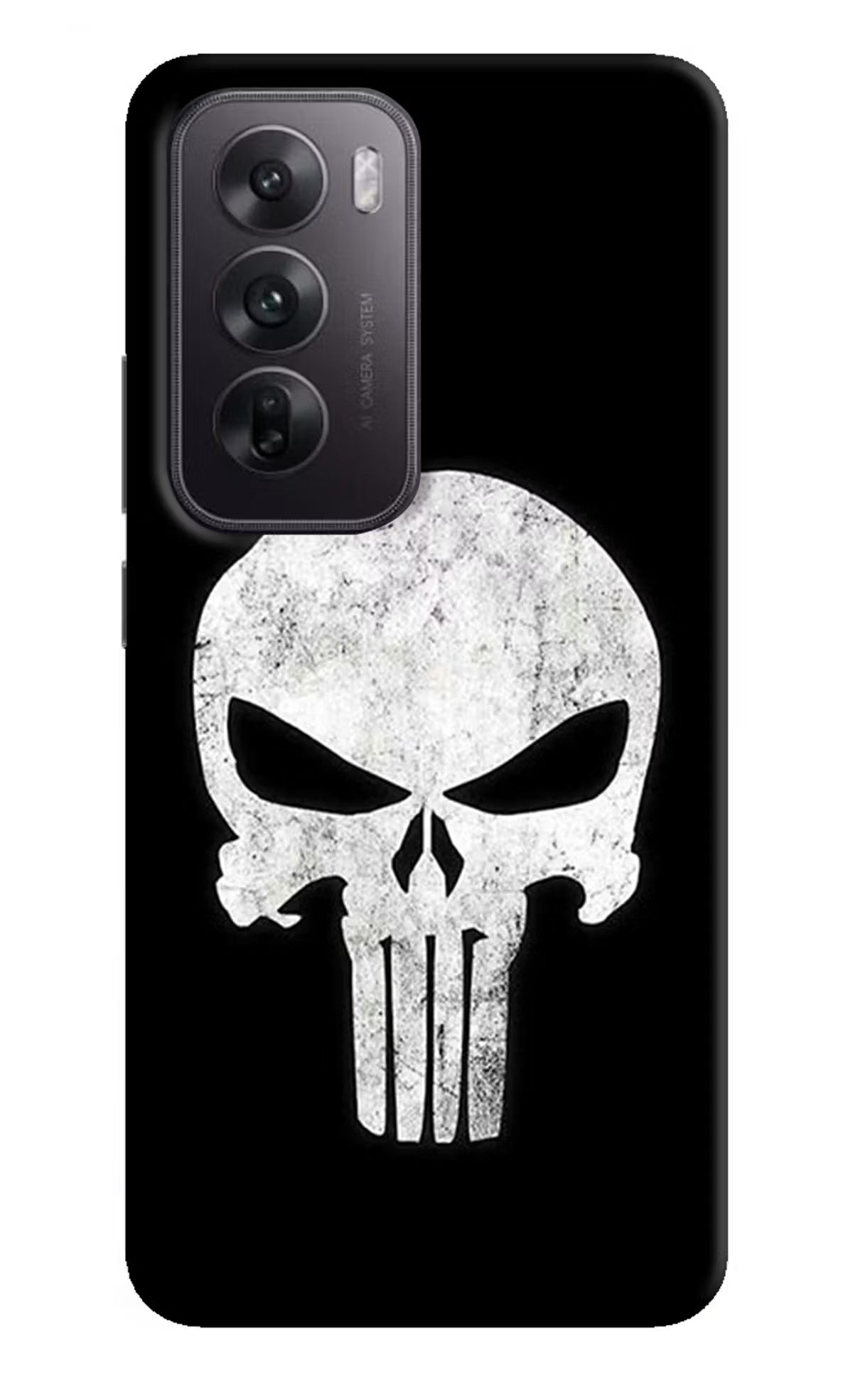 Punisher Skull Oppo Reno12 5G Hard Case Back Cover by Casekaro