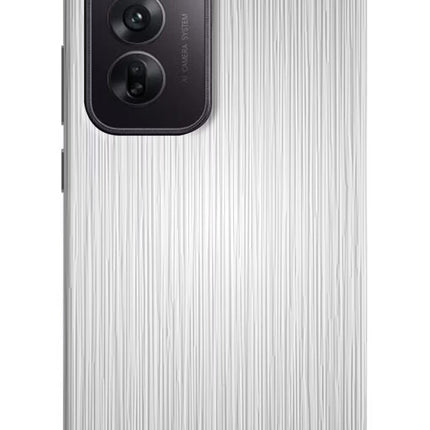 Wooden Grey Texture Oppo Reno12 5G Hard Case Back Cover by Casekaro