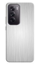 Wooden Grey Texture Oppo Reno12 5G Hard Case Back Cover by Casekaro