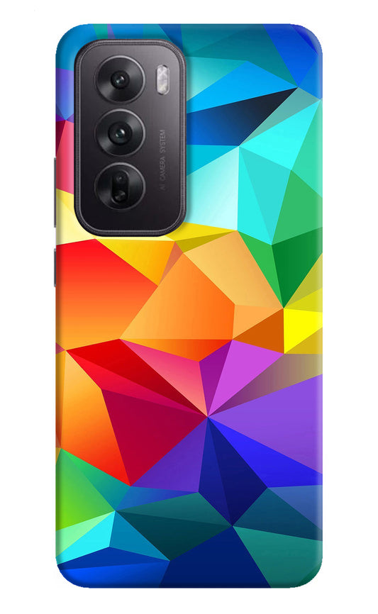 Abstract Pattern Oppo Reno12 5G Back Cover