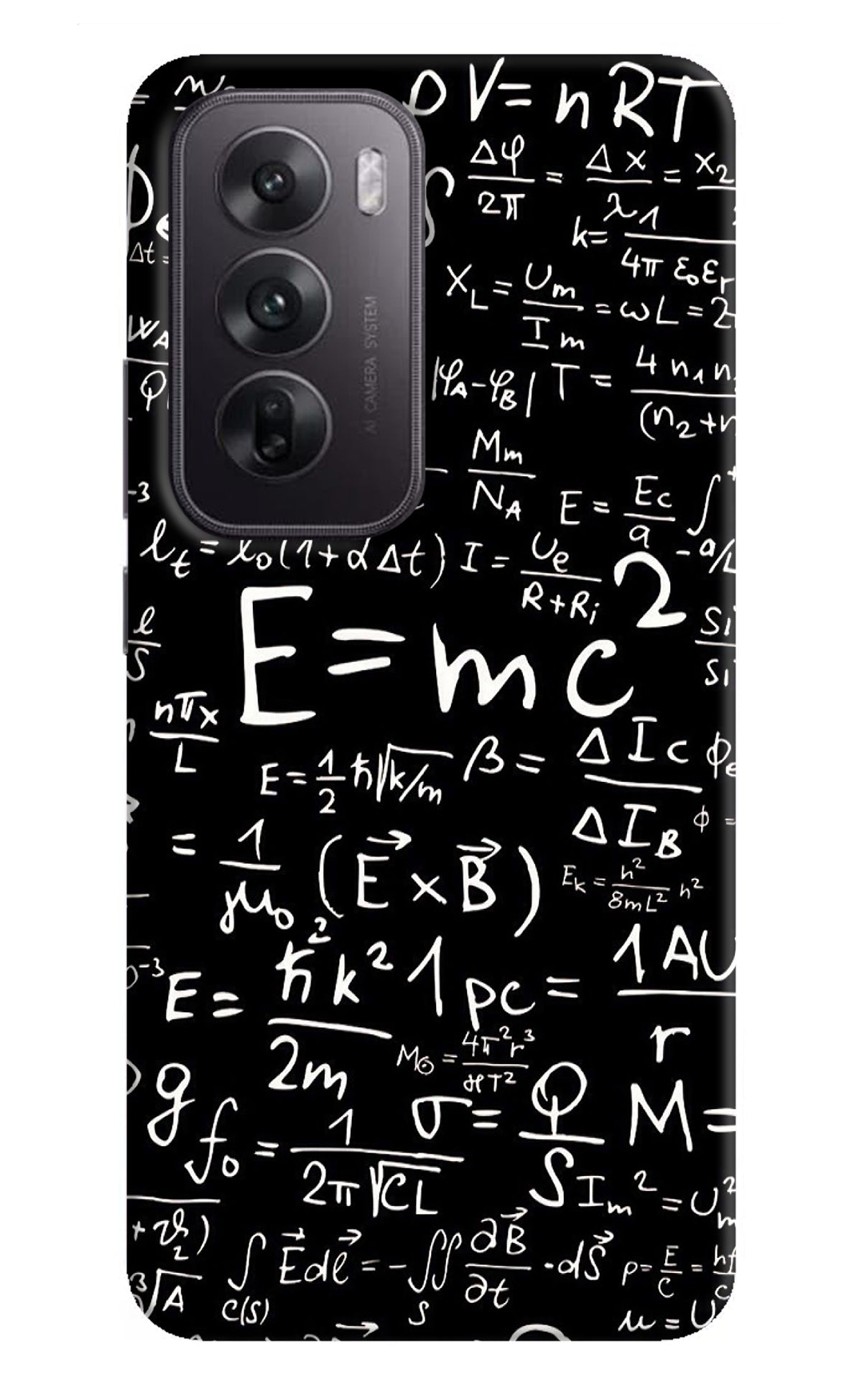 Physics Formula Oppo Reno12 5G Back Cover