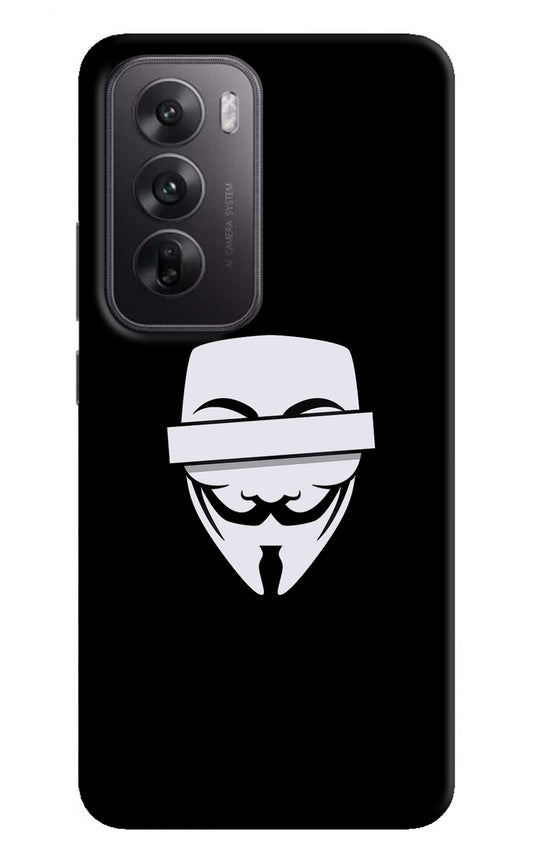 Anonymous Face Oppo Reno12 5G Back Cover