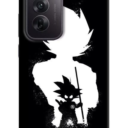 Goku Shadow Oppo Reno12 5G Hard Case Back Cover by Casekaro