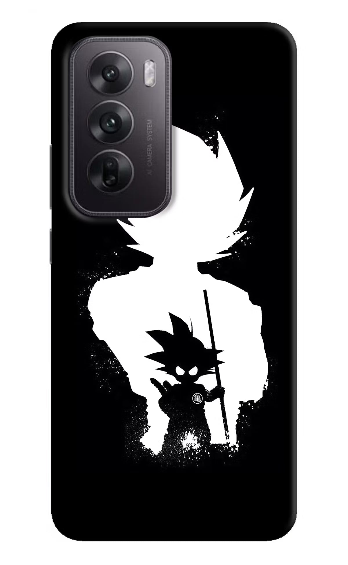 Goku Shadow Oppo Reno12 5G Hard Case Back Cover by Casekaro
