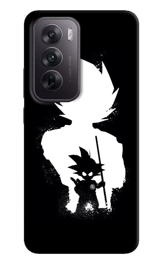 Goku Shadow Oppo Reno12 5G Hard Case Back Cover by Casekaro