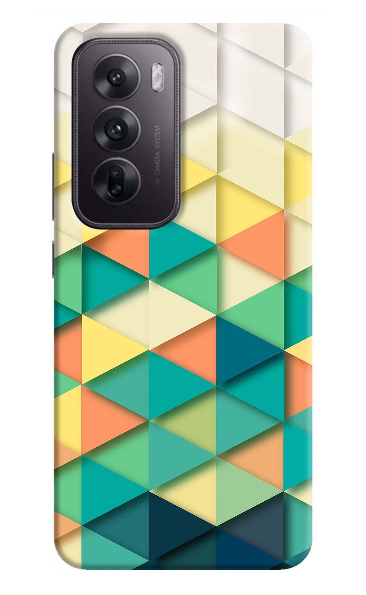 Abstract Oppo Reno12 5G Back Cover