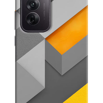 Abstract Oppo Reno12 5G Hard Case Back Cover by Casekaro
