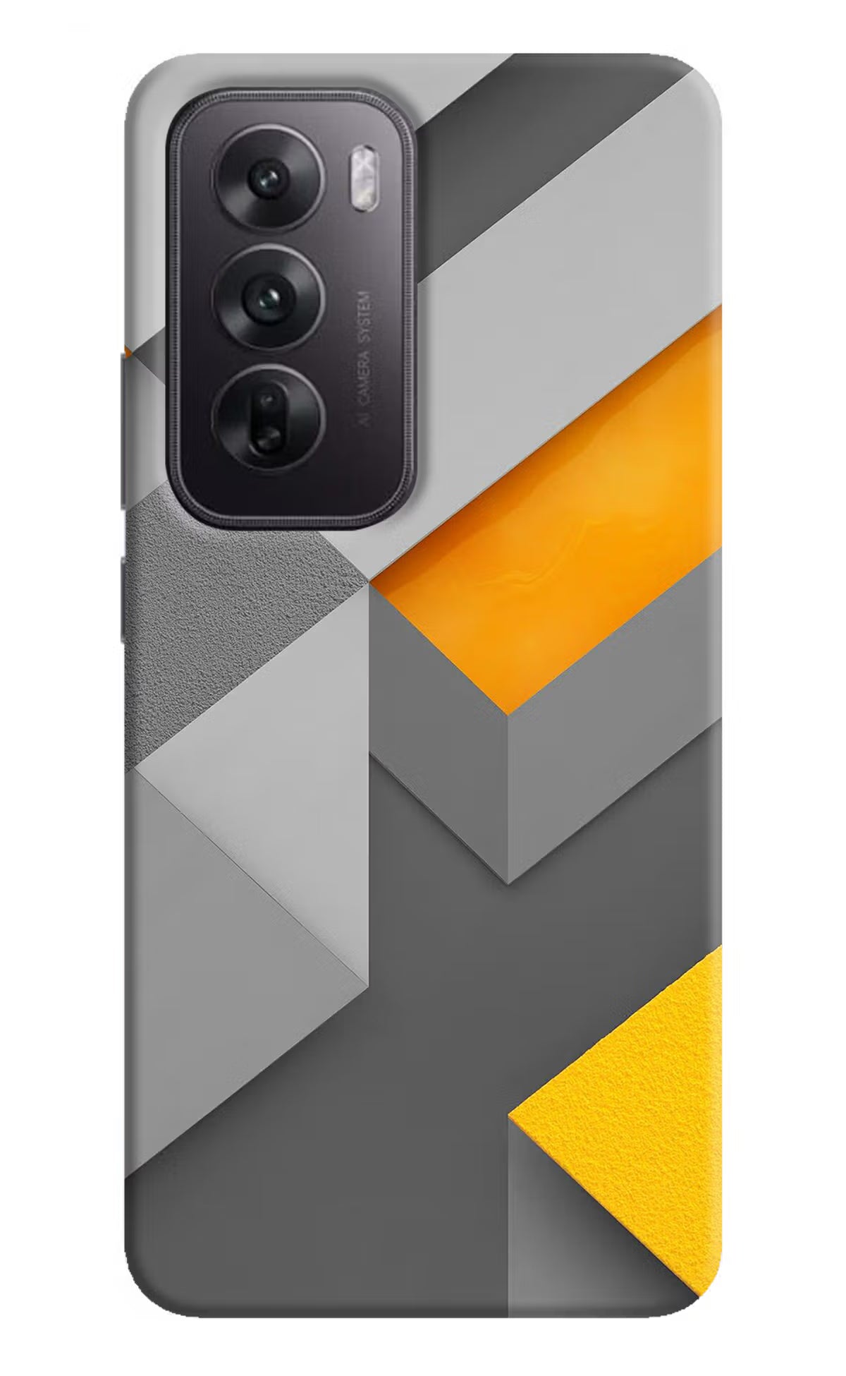 Abstract Oppo Reno12 5G Hard Case Back Cover by Casekaro