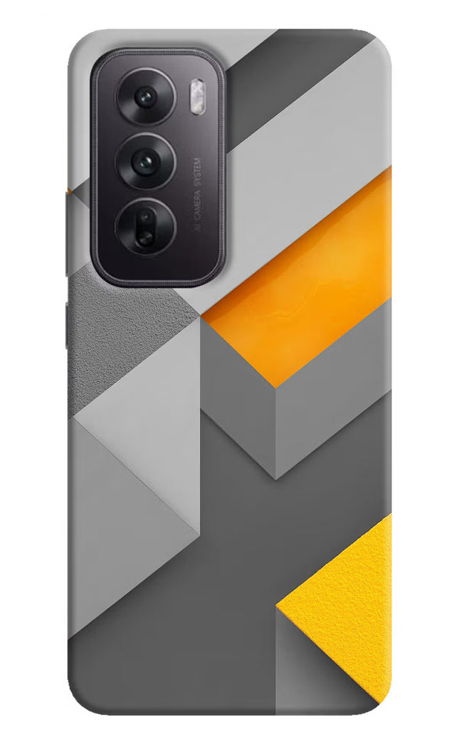 Abstract Oppo Reno12 5G Hard Case Back Cover by Casekaro
