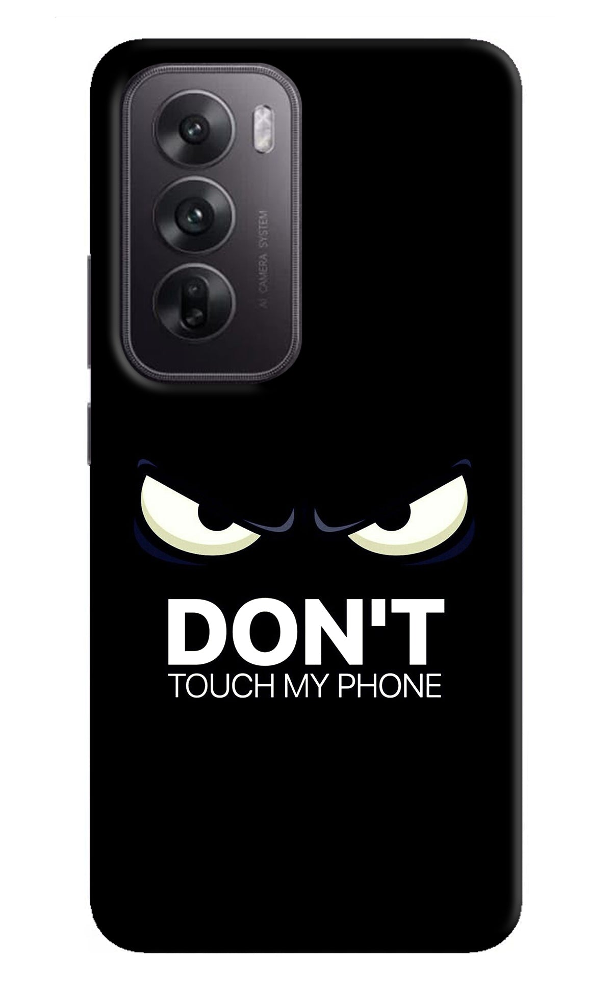 Don'T Touch My Phone Oppo Reno12 5G Back Cover