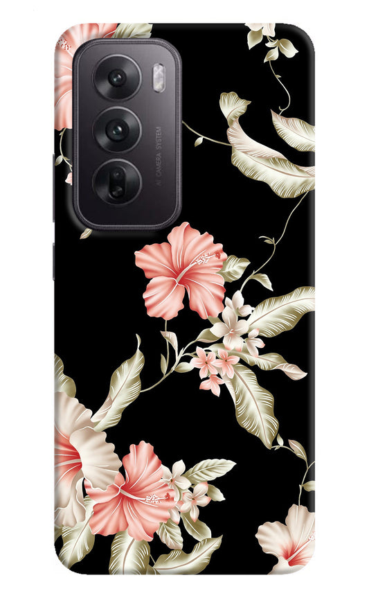 Flowers Oppo Reno12 5G Back Cover