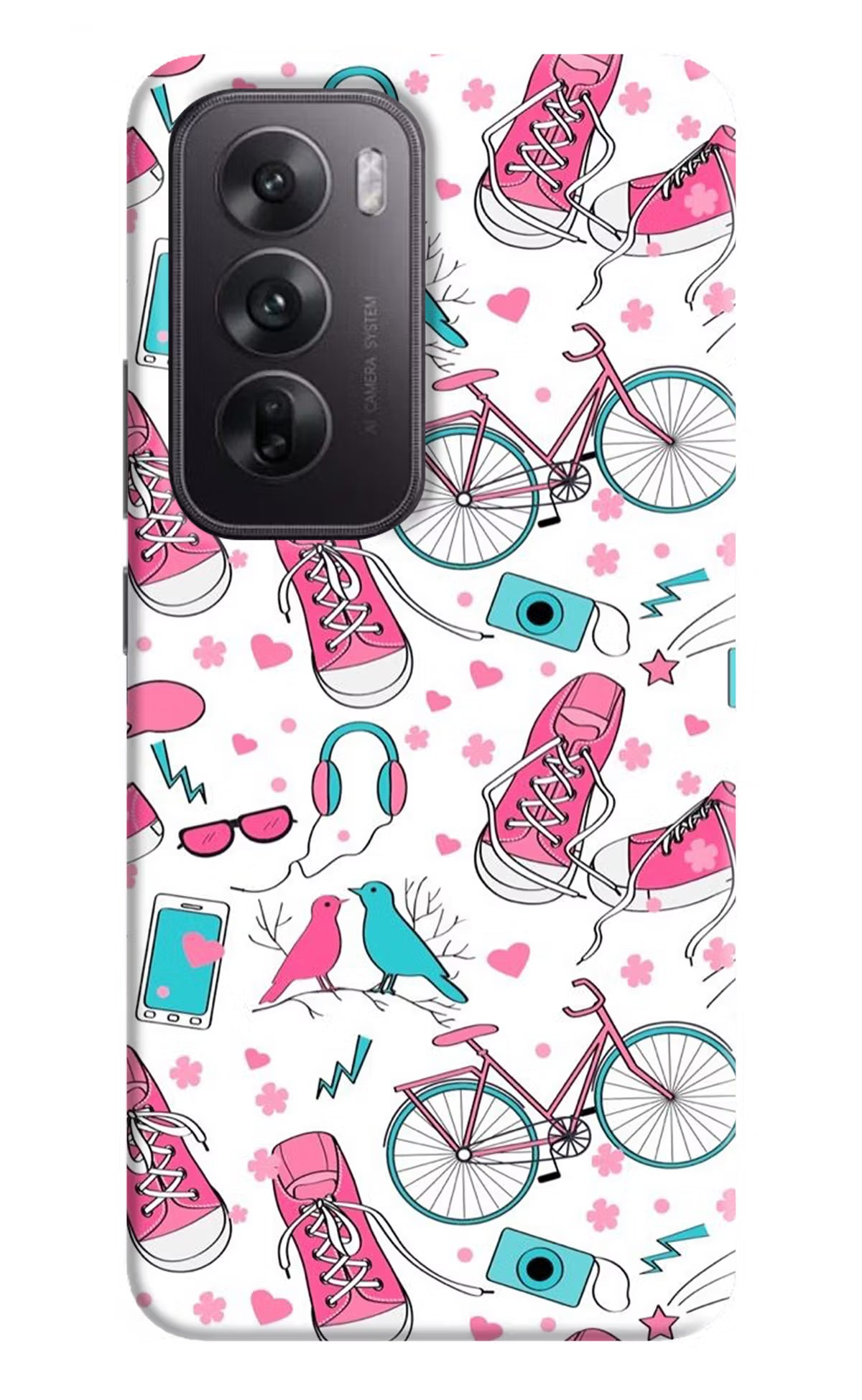 Artwork Oppo Reno12 5G Hard Case Back Cover by Casekaro