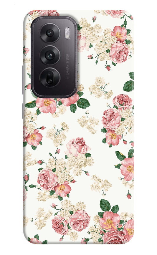 Flowers Oppo Reno12 5G Back Cover