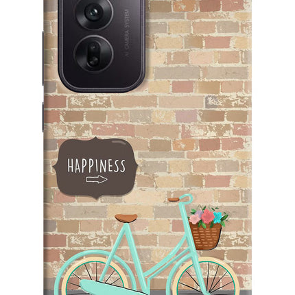 Happiness Artwork Oppo Reno12 5G Hard Case Back Cover by Casekaro