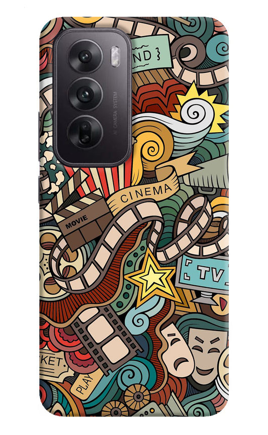 Cinema Abstract Oppo Reno12 5G Back Cover