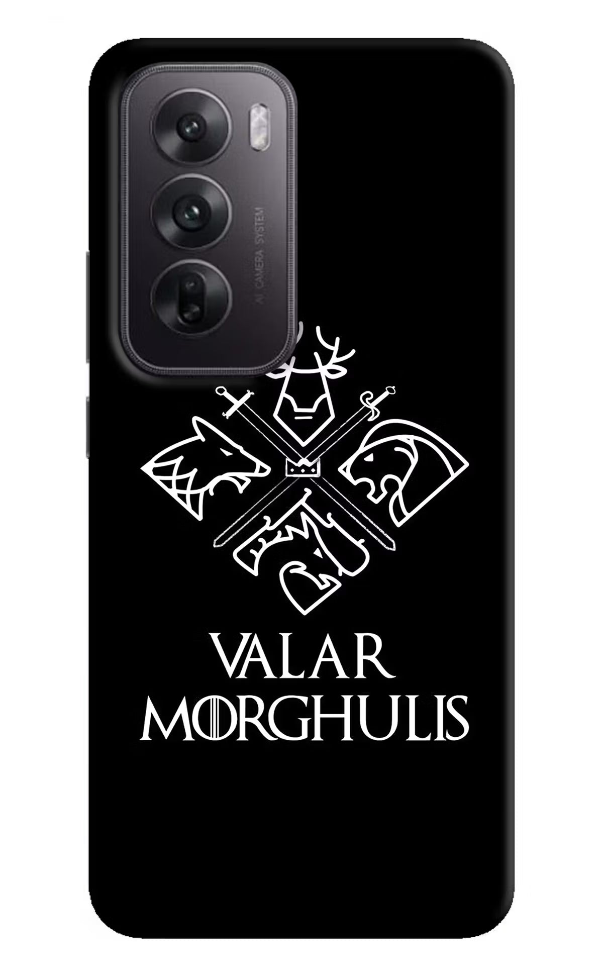 Valar Morghulis | Game Of Thrones Oppo Reno12 5G Hard Case Back Cover by Casekaro