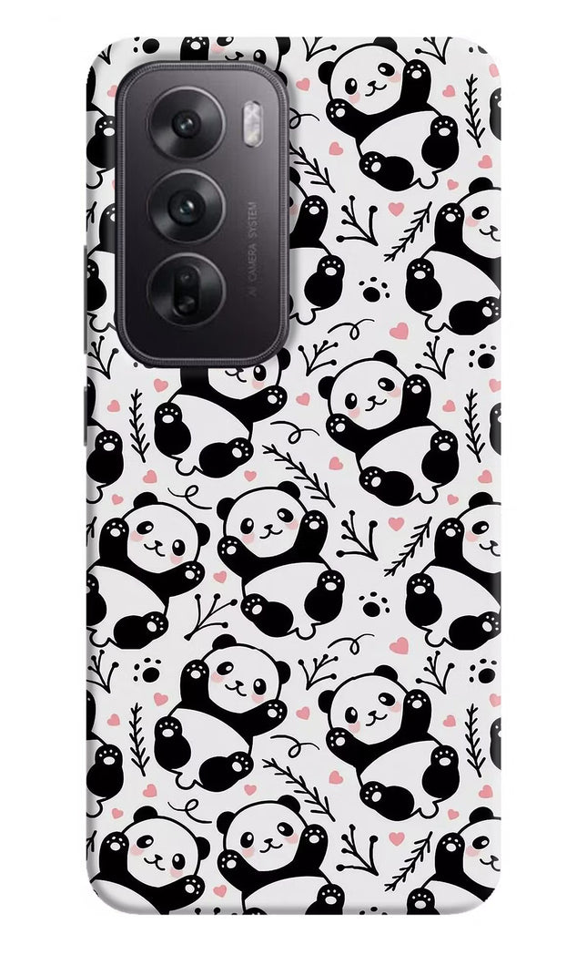Cute Panda Oppo Reno12 5G Hard Case Back Cover by Casekaro