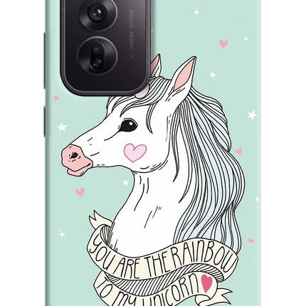 Unicorn Wallpaper Oppo Reno12 5G Hard Case Back Cover by Casekaro