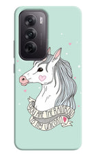 Unicorn Wallpaper Oppo Reno12 5G Hard Case Back Cover by Casekaro