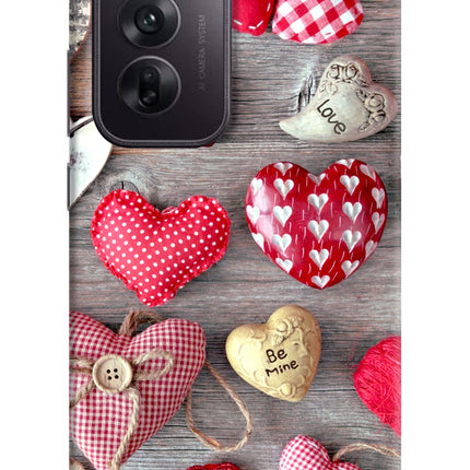 Love Wallpaper Oppo Reno12 5G Hard Case Back Cover by Casekaro