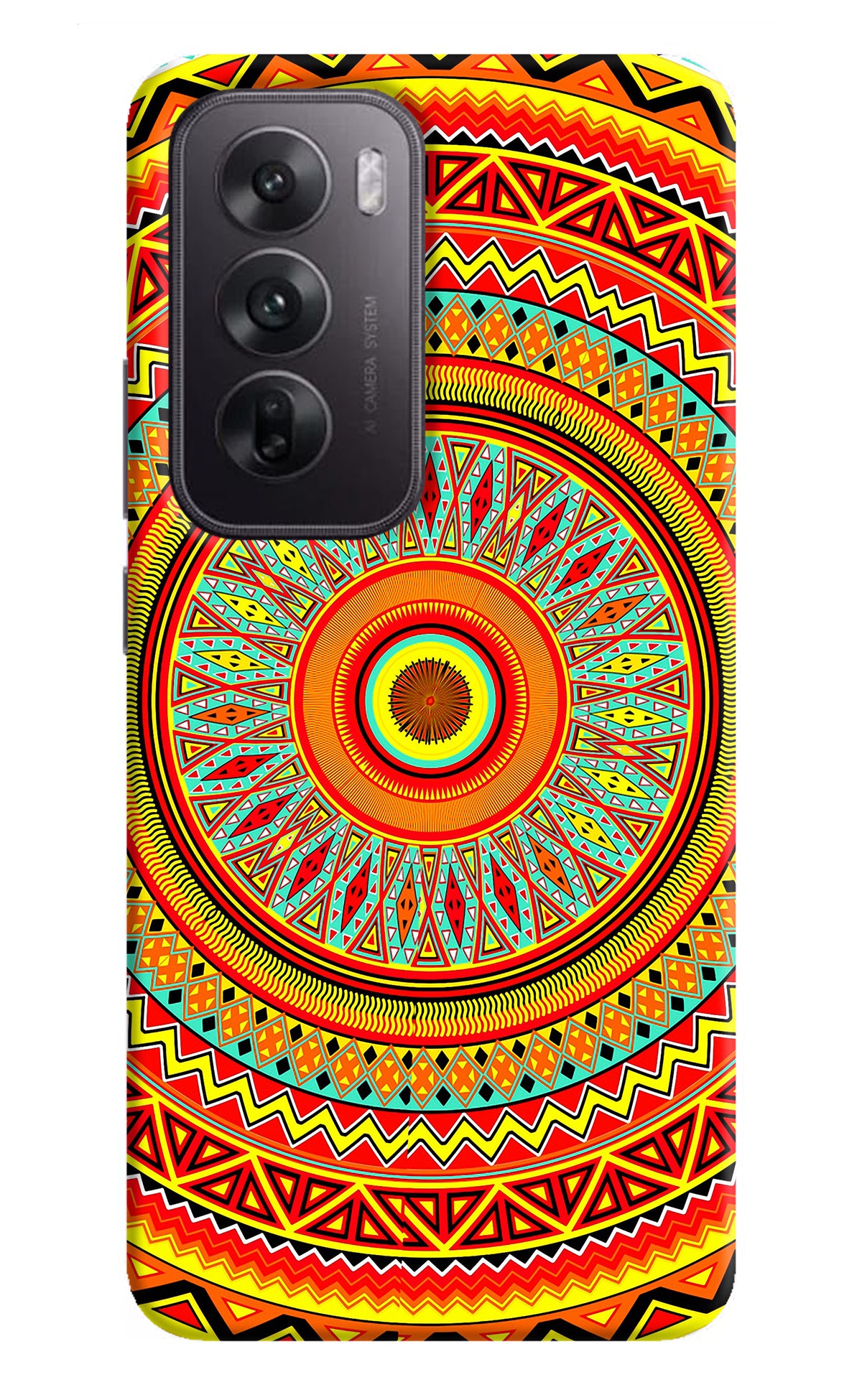 Mandala Pattern Oppo Reno12 5G Back Cover