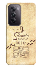 I Solemnly swear that i up to no good Oppo Reno12 5G Hard Case Back Cover by Casekaro