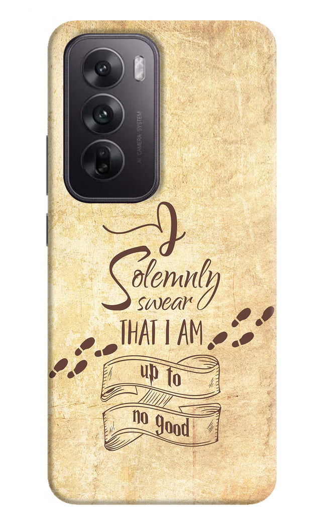 I Solemnly swear that i up to no good Oppo Reno12 5G Hard Case Back Cover by Casekaro