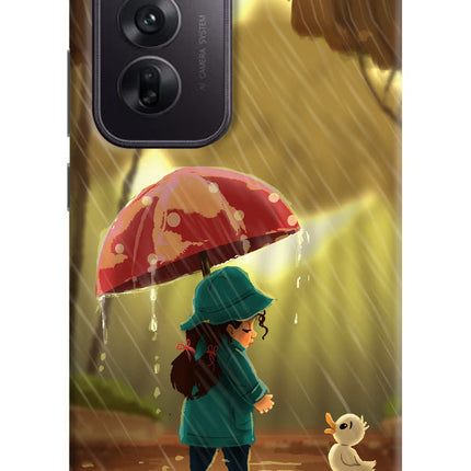 Rainy Day Oppo Reno12 5G Hard Case Back Cover by Casekaro