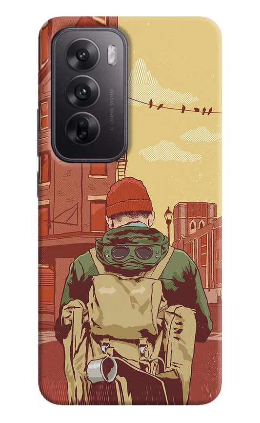 Adventurous Oppo Reno12 5G Hard Case Back Cover by Casekaro