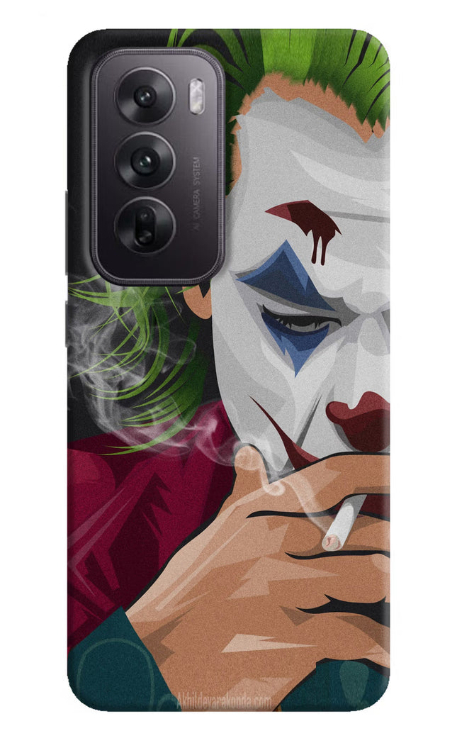 Joker Smoking Oppo Reno12 5G Hard Case Back Cover by Casekaro