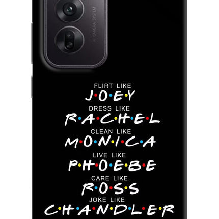 FRIENDS Character Oppo Reno12 5G Hard Case Back Cover by Casekaro