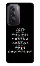 FRIENDS Character Oppo Reno12 5G Hard Case Back Cover by Casekaro