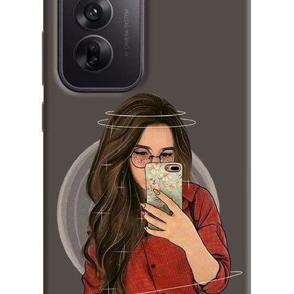 Selfie Queen Oppo Reno12 5G Hard Case Back Cover by Casekaro