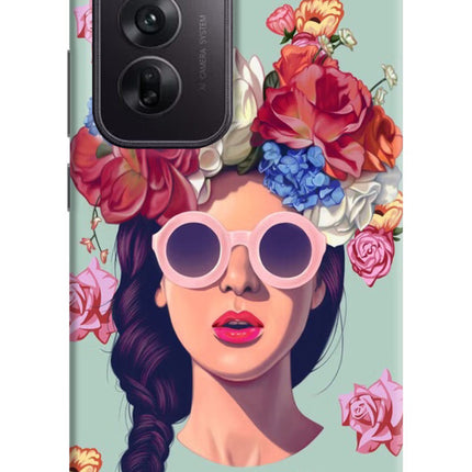 Pretty Girl Oppo Reno12 5G Hard Case Back Cover by Casekaro